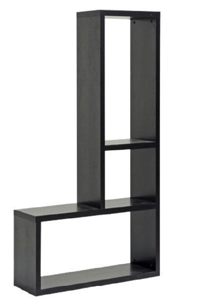 Afydecor Modern LShaped Bookshelf Brown Amazon.in Home & Kitchen