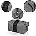 GYSSIEN Water Resistant Unisex Cosmetic And Toiletry Bag For Travel, Durable Mens Shaving Bag (Gray)