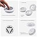 Touch Light,Elecstars 5 LED Battery Powered Stick-on Tap Light Touch Light for Cabinets,Closets and Any Dark Space,White(3 Pack)