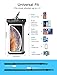 Mpow Waterproof Case, Waterproof Cellphone Dry Bag Full Transparency IPX8 Universal Phone Pouch Compatible for iPhone Xs Max/XS/XR/X/8, Galaxy S10/S10 Plus/S10e/S9, Note 9, Google up to 6.5
