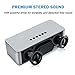 Portable Wireless Premium Stereo Speaker, Bluetooth 4.0, Alarm Clock, FM Radio, with LED Display, Powerful Sound 10W Drivers, Handsfree Calling, Micro TF SD Card & USB & AUX-In Slots for Smart Phone