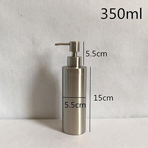Liquid Soap Dispenser Kitchen Bathroom Lotion Pump Bottle Multifunction Sink Detergent Stainless Steel 250ml 350ml 550ml (350 ml.)