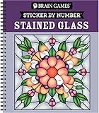 Brain Games - Sticker by Number: Stained Glass