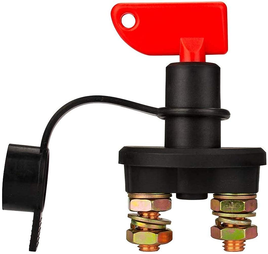 Photo 1 of 12V 24V 200A Car Auto Battery Switches Isolator Disconnect Cut Off Power Kill Switch Master Power Cut Out/Off Kill Switches for Marine Car Boat RV ATV Vehicles