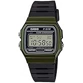 Casio Men's F-91WM-3ACF Classic Digital Display Quartz Black Watch