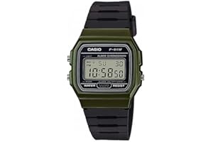 Casio Men's F-91WM-3ACF Classic Digital Display Quartz Black Watch