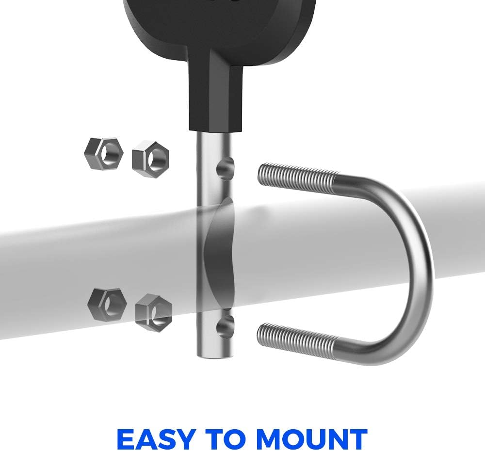 Gun Mounts for ATV with Rubber Straps Compatible with ATV Mobility Scooter Hunting Bike Shooting Carts: Automotive