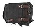 JIAO MIAO Canvas Shoulder Backpack Travel Rucksack Sling Bag Cross Body Messenger Bag,180308-Black