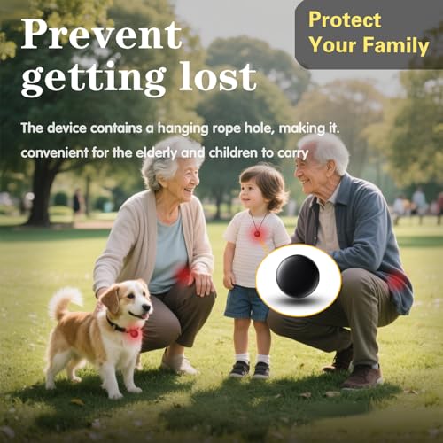 Refilerss Mini GPS Tracker for Vehicles Hidden - No Monthly Fee Real Time Car Tracker Device Works with Find My iOS, Tracking Device for Kids Dogs Cats Elderly Anti-Theft Car GPS Tag