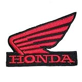 Honda Red Wing Patch Motorcycle Biker Patch Logo Vest Jacket Hat Hoodie Backpack Patch Iron On