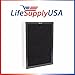 LifeSupplyUSA True HEPA Filter Replacement Compatible with Blueair All 500/600 Series Purifiers 501, 503, 505, 510, 550E, 555EB, 601, 603, 605, 650E Air Purifier (3-Pack)