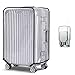 GigabitBest Suitcase Covers for Luggage – TSA Approved Clear PVC Luggage Protector Cover, Thick Transparent Waterproof Sleeve with Large Velcro, Fits 23