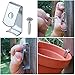 Sumnacon Flower Pot Clips, Hard Steel Durable Plant Pot Latch Hangers Hook, Holds 5” to 8” Clay PotS, Terra Cotta Pots with A Lip Around The Edge (12) (12, Silver)