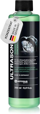Octopus Ultrasonic Cleaner Concentrate 250ml Gentle Effective Cleaning Solution