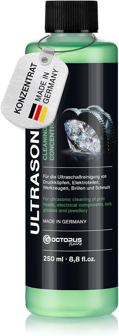 Octopus Ultrasonic Cleaner Concentrate 250ml Gentle Effective Cleaning Solution