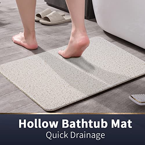 Asvin Soft Textured Bath, Shower, Tub Mat, 47x16 Inch, Phthalate Free