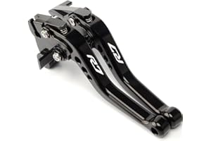 MTCRIGHTER for Yamaha R7 YZF-R7 2021-2024 2025 Short Brake Lever Clutch Lever CNC Aluminum Alloy (Black)