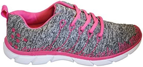 Performance Women's Walking Shoes Sneakers Lightweight Knitted Fashion Athletic 8.5 Coral