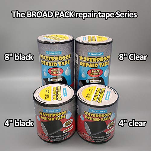 image for BROADPACK Rubberized Waterproof Repair Tape, Stop Leakage Seal Tape, P