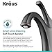 KRAUS KBF-1201ORB Arlo Single Handle Basin Bathroom Faucet with Lift Rod Drain and Deck Plate, Oil Rubbed Bronze