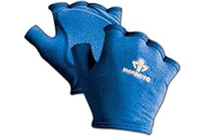 Impacto 501-00 L 50100 Anti-Impact Glove Liner with Padding, Large, Blue, Large