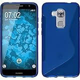 Silicone Case for Huawei Nova Plus - S-Style blue - Cover PhoneNatic + protective foils