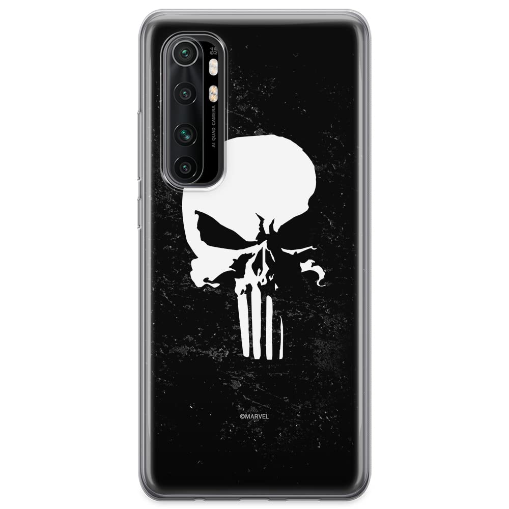 ERT GROUP mobile phone case for Xiaomi MI NOTE 10 Lite original and officially Licensed Marvel pattern Punisher 002 optimally adapted to the shape of the mobile phone, case made of TPU