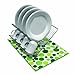 Ritz Polka Dot Reversible Microfiber Dish Drying Mat, Cactus Green