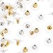 Earring Backs Secure Kit, Safety Bullet Shape Earing Back, 80 Pcs Golden and 80 Pcs Silver