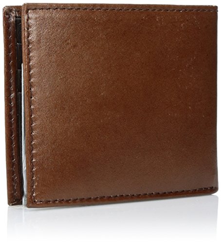 Ariat Men's Tonal Brown Floral Inlay Trifold Wallet, brown, One Size