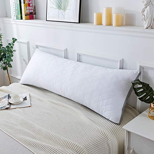 Full Body Pillow for Adult with Breathable Handsewn CoverSoft Body