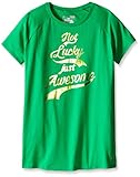 Under Armour Women's Not Lucky Just Awesome Short Sleeve T-Shirt, Feisty (319), Youth Large