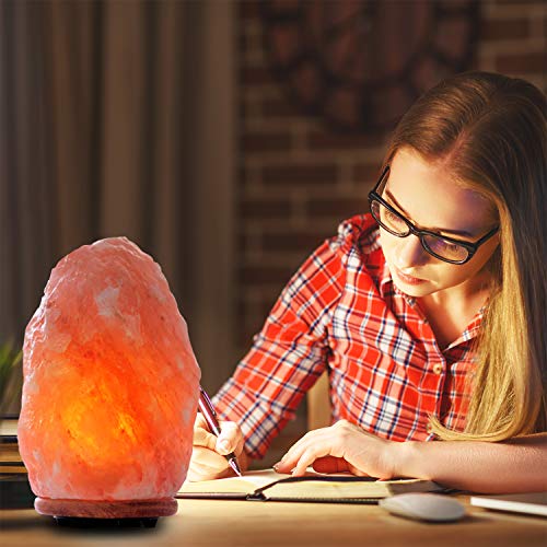 Himalayan Glow 1004 Hand Carved Natural Himalayan Salt lamp, 15-20 lbs