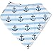 Jolly Jon Nautical Baby Bandana Drool Bibs - 4 Pack Baby Bib Gift Set - Nautical Drooling and Teething Babies – Thick Soft Absorbent Sea Bibs - Cotton Bibs for Boys and Girls