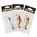 Goture Soft Lures Shrimp Bait Set Kit Lots for Freshwater Trout Bass Salmon 3pcs
