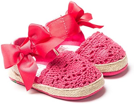 Neband Toddler Girl Shoes, Baby Girls' Crochet Knit Soft Sole Anti-Slip Toddler Sandals