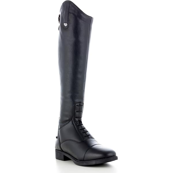 Saxon Syntovia Tall Field Boots, Black, L5 Regular Regular | Amazon.com
