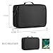 HAITRAL Portable Makeup Bag 3 Layer Professional Makeup Case 13.6'' Makeup Train Case Makeup Artist Organizer Bag with Adjustable Dividers