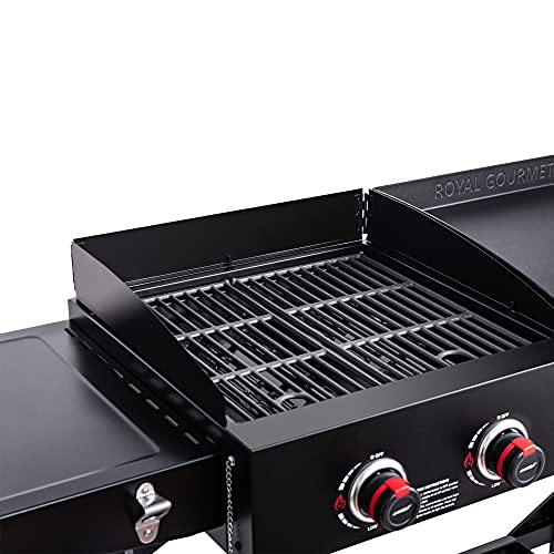 Royal Gourmet GD402 4Burner Portable Propane Gas Grill and Griddle