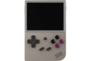 DREAMHAX RG35XX 2024 New Updated Portable Game Console with 3.5 Inch IPS Screen Built-in 5470+ Games Linux System, Handheld Video Games Support Gamepad and HDMI TV Output, Retro Game Gift (Gray)