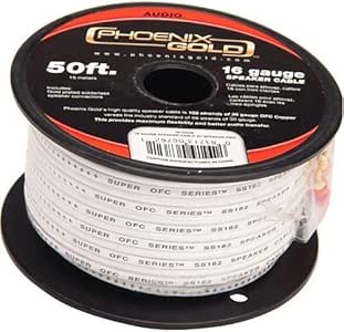 speaker gauge gold wire