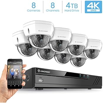Amazon.com : Amcrest 8CH 4K Security Camera System w/H.265
