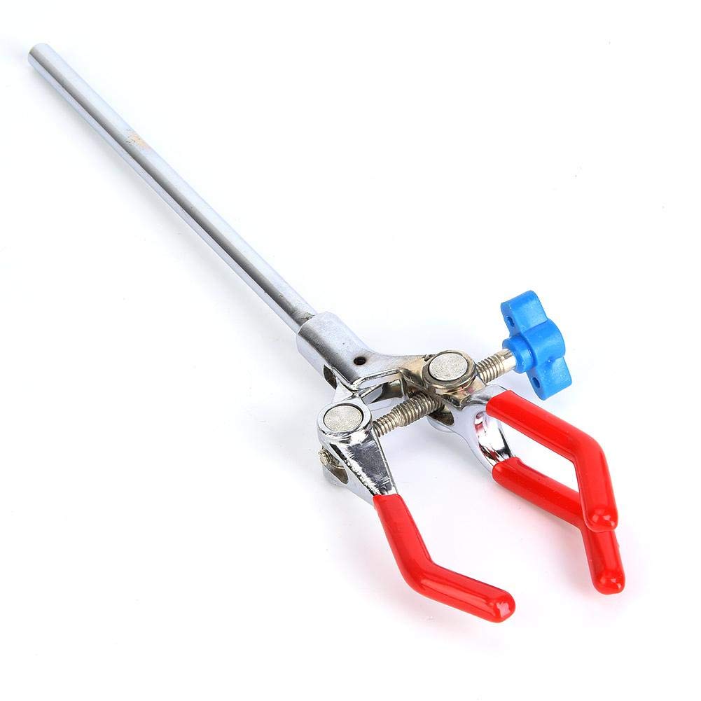 Adjustable Test Tube Clamp for Chemistry Lab, Diameter 80mm (3.1in), Rod Length 155mm (6.1in)