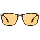 Goiteia Orange Blue Light Blocking Glasses-Retro 70s Blue Light Glasses for Men Women, Easier Sleep and Migraine Relief