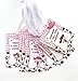 Cowgirl Cupcake Toppers 12 pcs - Pink Western Cake Picks Birthday Decoration Party Supplies, Girl Baby Shower Themed