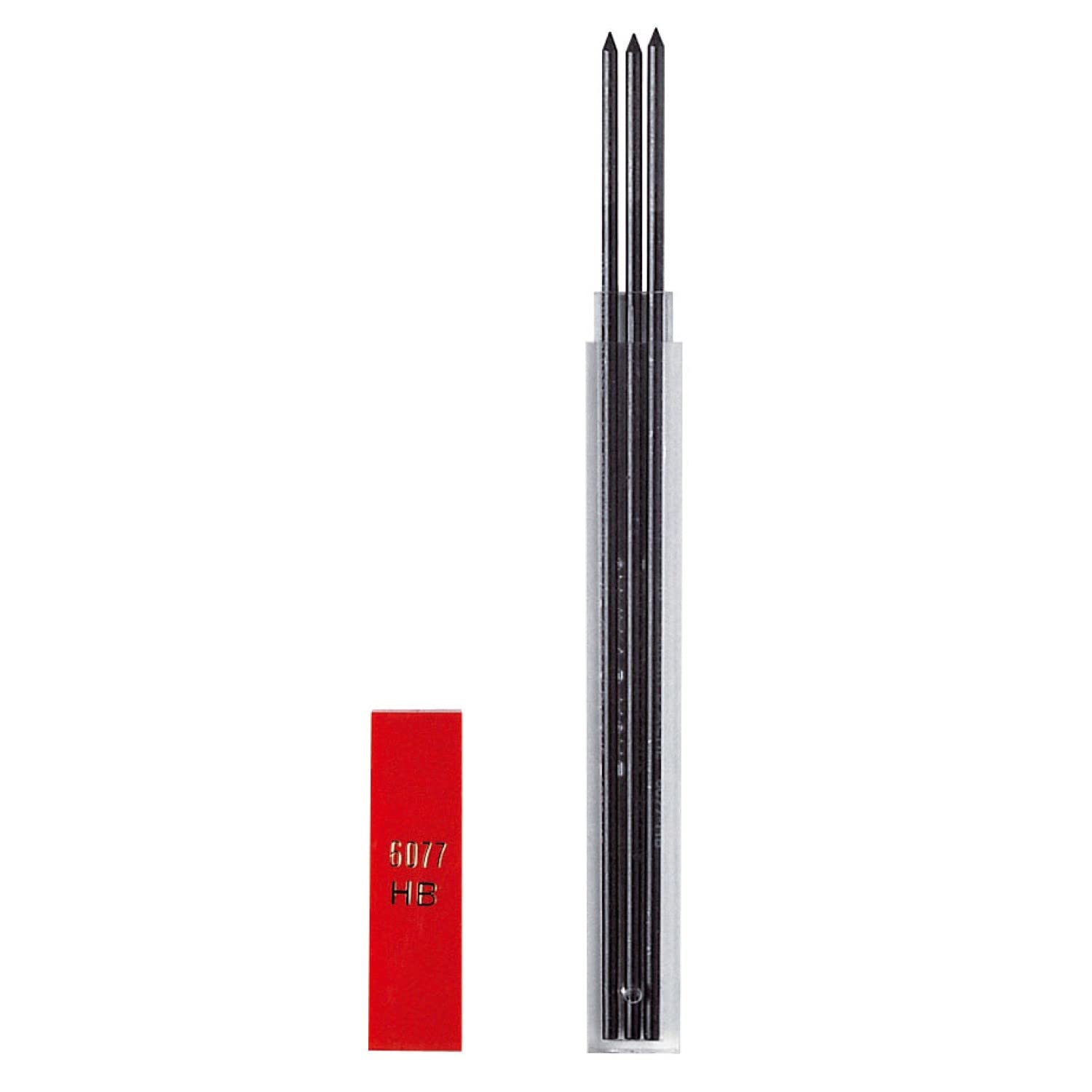 Caran d'Ache Technograph Fixpencil 2 6077.452 Graphite Leads 2B Hardness 12 cm Diameter 2 mm Pack of 3 Black