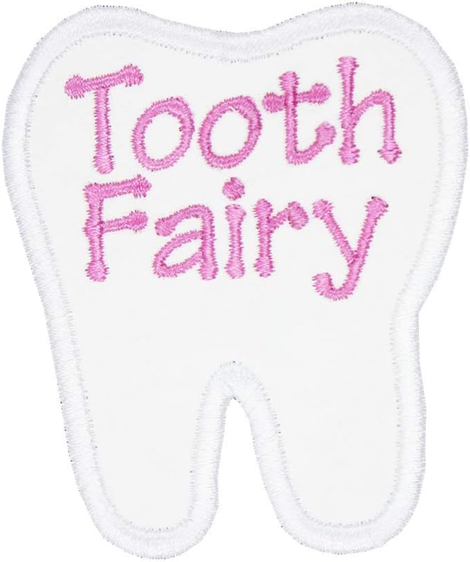 Mixed Media - Tooth Fairy Patch your choice of sew on or iron on patch
