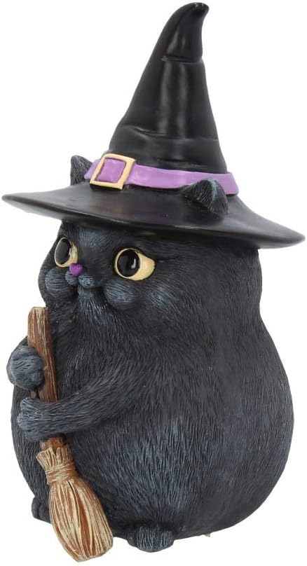Nemesis Now Lucky Black Cat Figurine 16cm, Resin, 12cm - Image 3