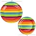 202-Piece Mexican Fiesta Party Decorations Set Featuring Fiesta Plates, Cups, Napkins, Tablecloth, Complete Cutlery Set, Banner and Balloons, Ideal for Mexican theme Parties, Serving 25 Guests