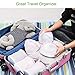 OTraki Bra Wash Bags for Lingerie 6 Pack Mesh Delicates Zipper Laundry Bag for Women College Girl Underwear Socks Silk Stockings Washing Machine Net Protector White